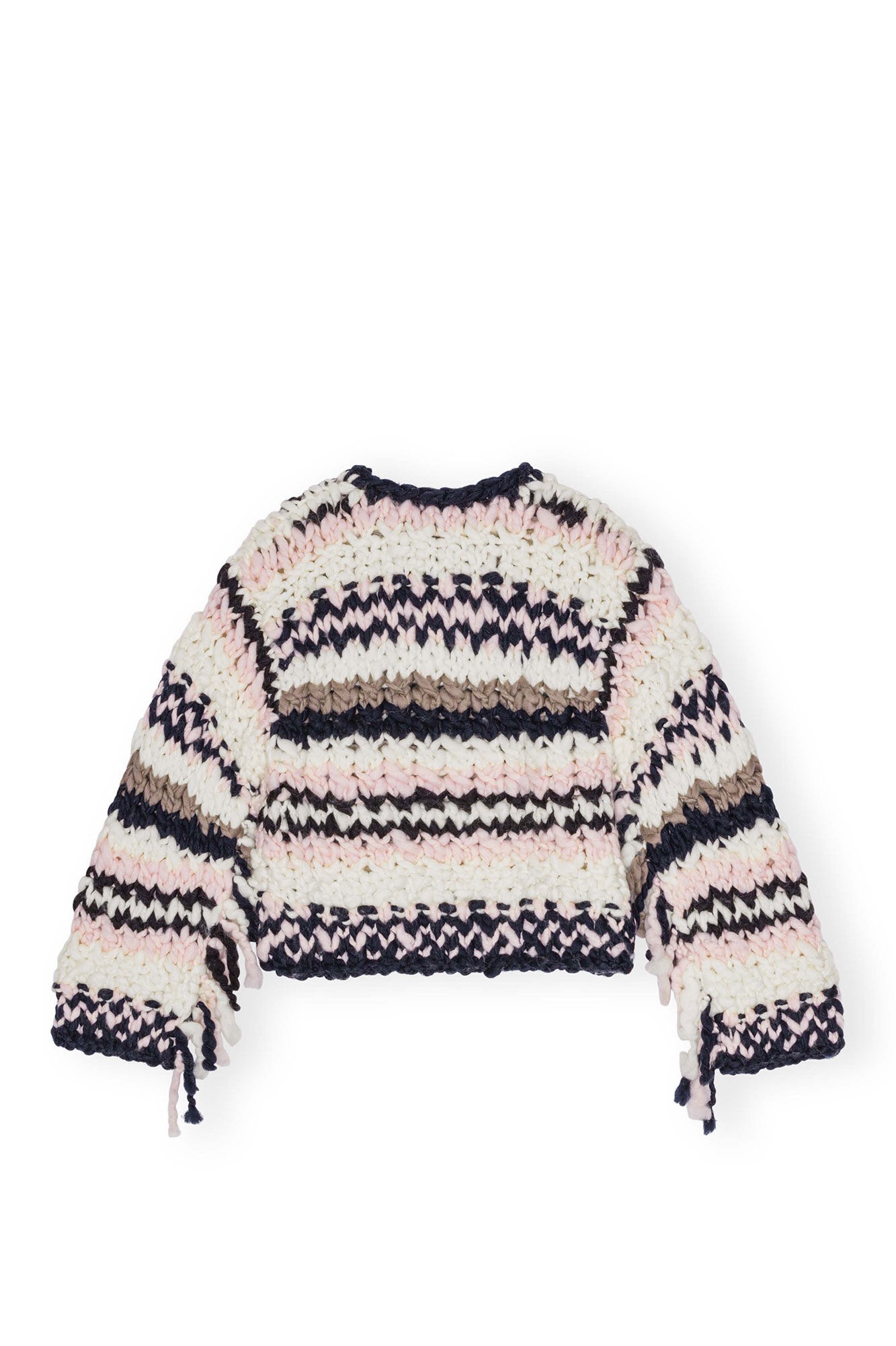 MULTICOLOR HAND-KNIT SWEATER - 4