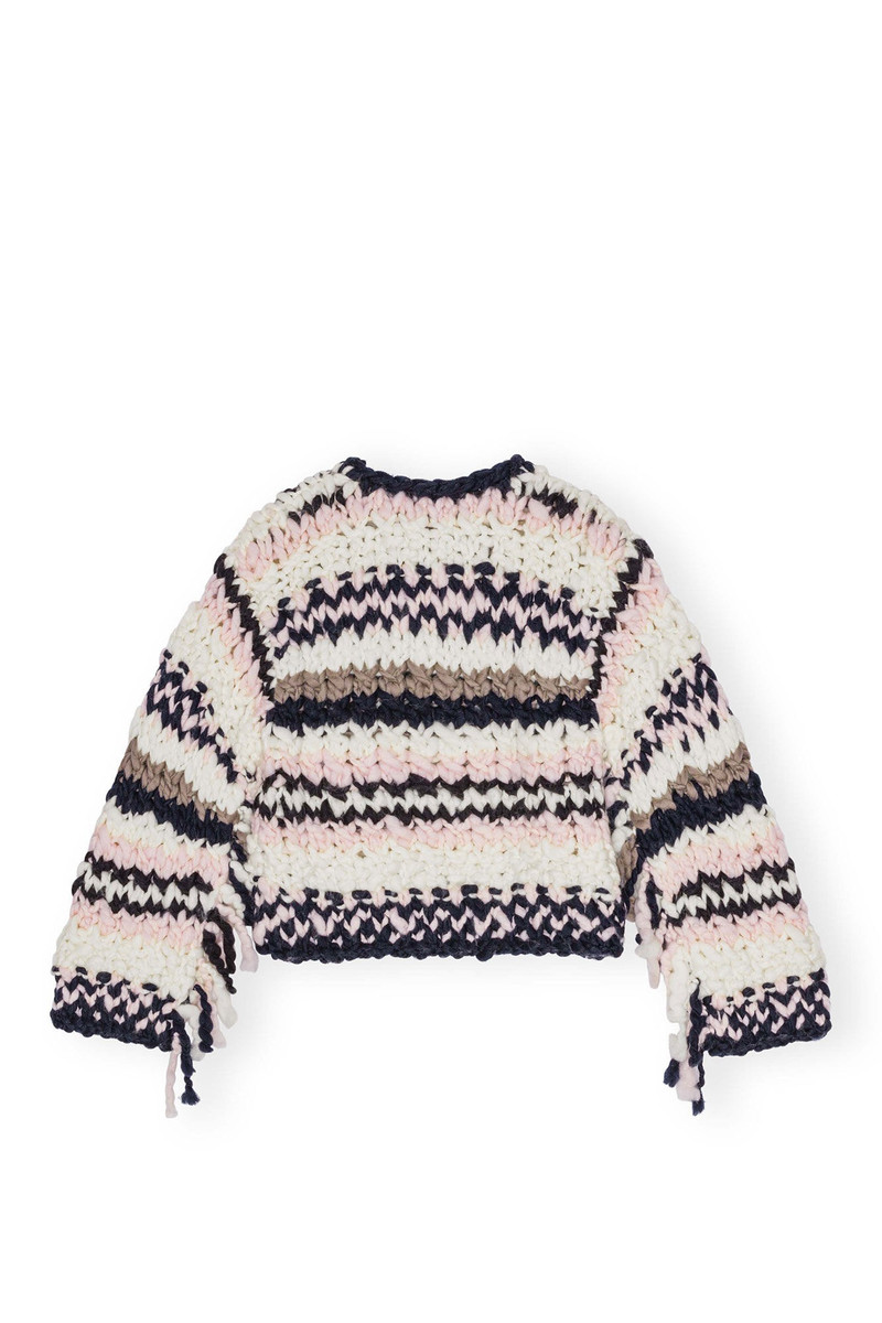 MULTICOLOR HAND-KNIT SWEATER 4