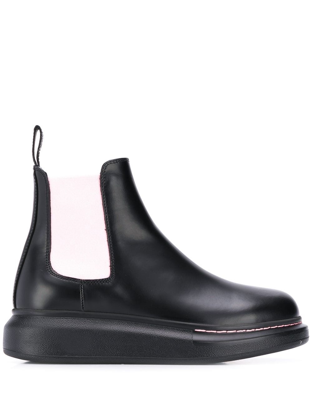 contrast panels chelsea boots - 1