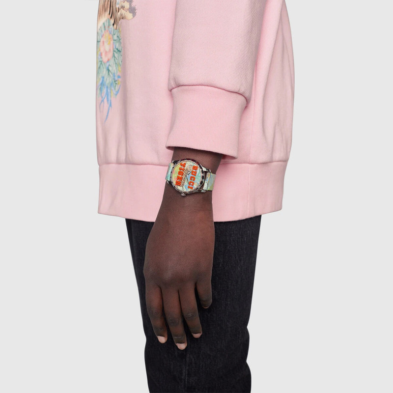 Gucci Tiger G-Timeless watch, 38 mm 4