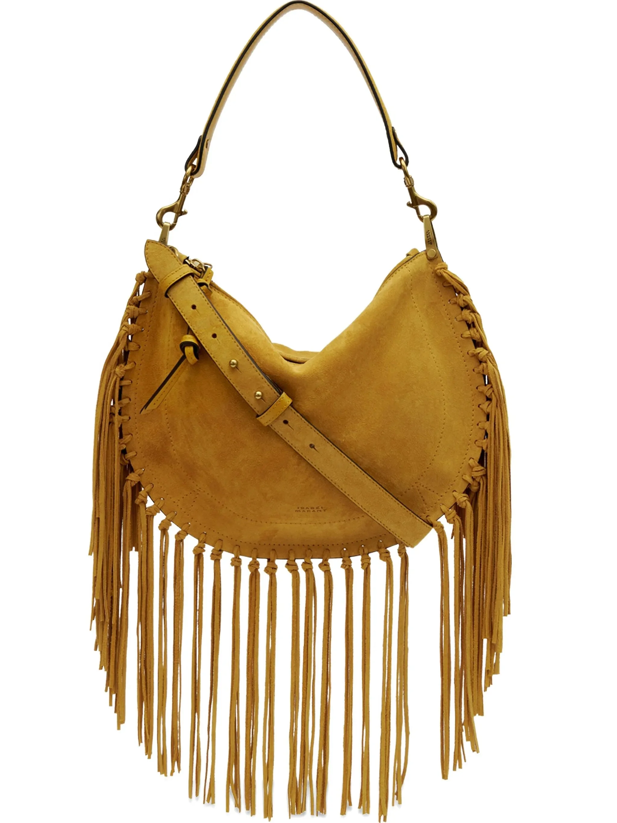 Isabel Marant Oskan Fringed Zip Soft Shoulder Strap - 1