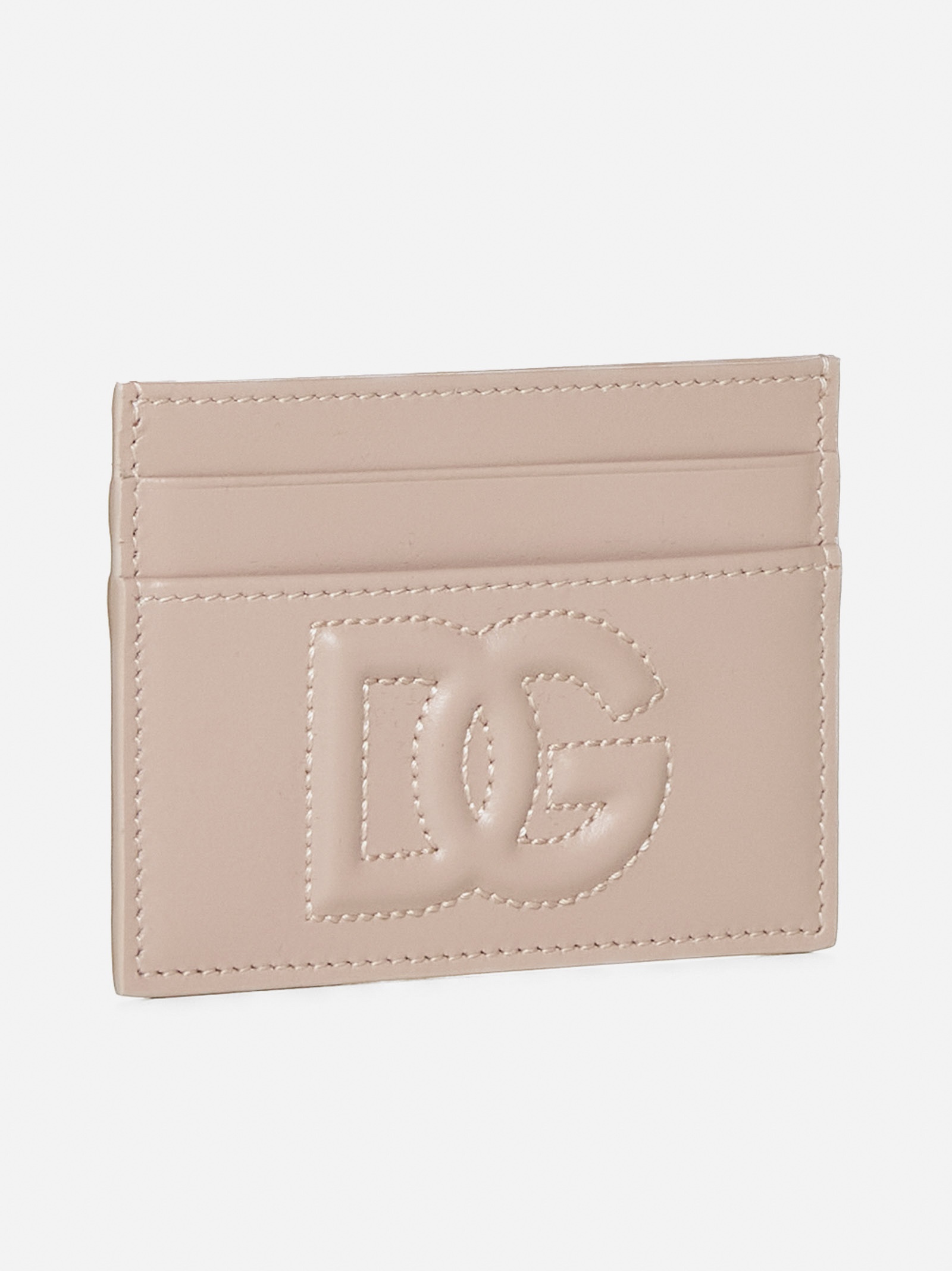 DG logo leather card holder - 2