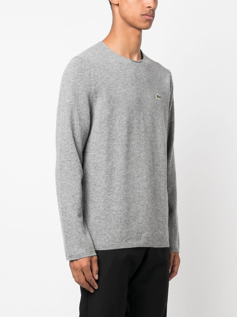 intarsia-knit logo wool jumper 4