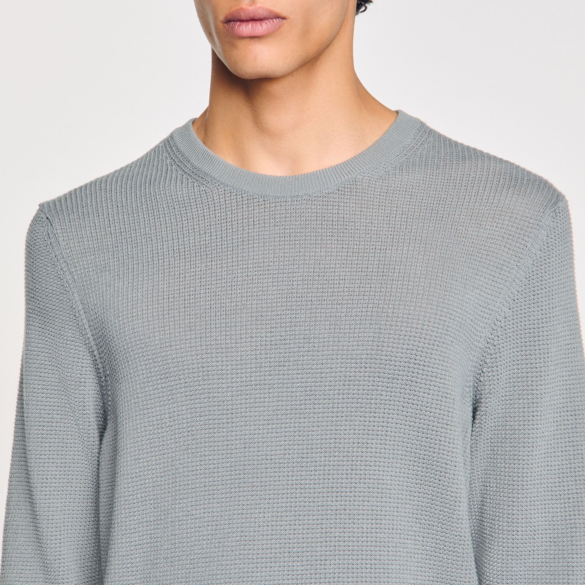 TEXTURED KNIT SWEATER - 3