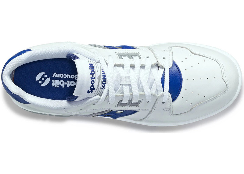 Saucony Spot-Bilt Sonic Low White Royal 3