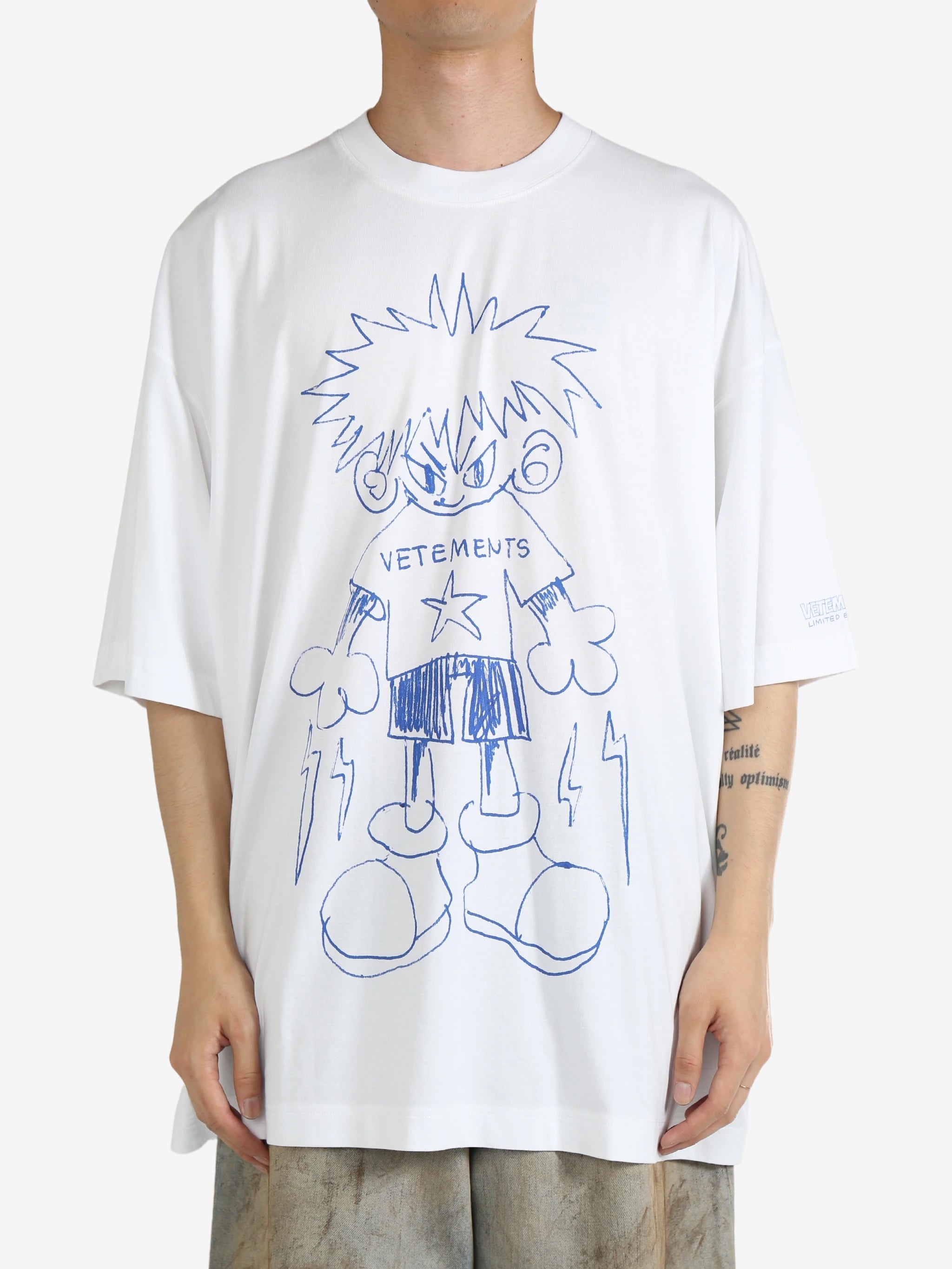 VETEMENTS Unisex Drawing T-Shirt - 1