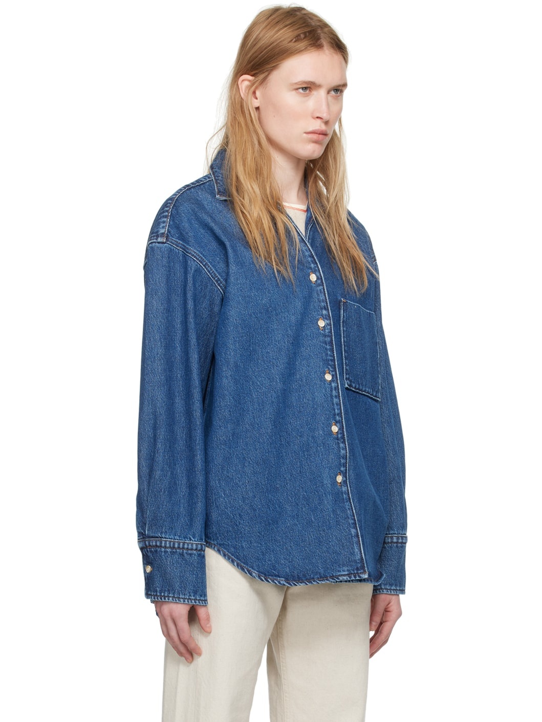 Blue Collar Denim Shirt - 2