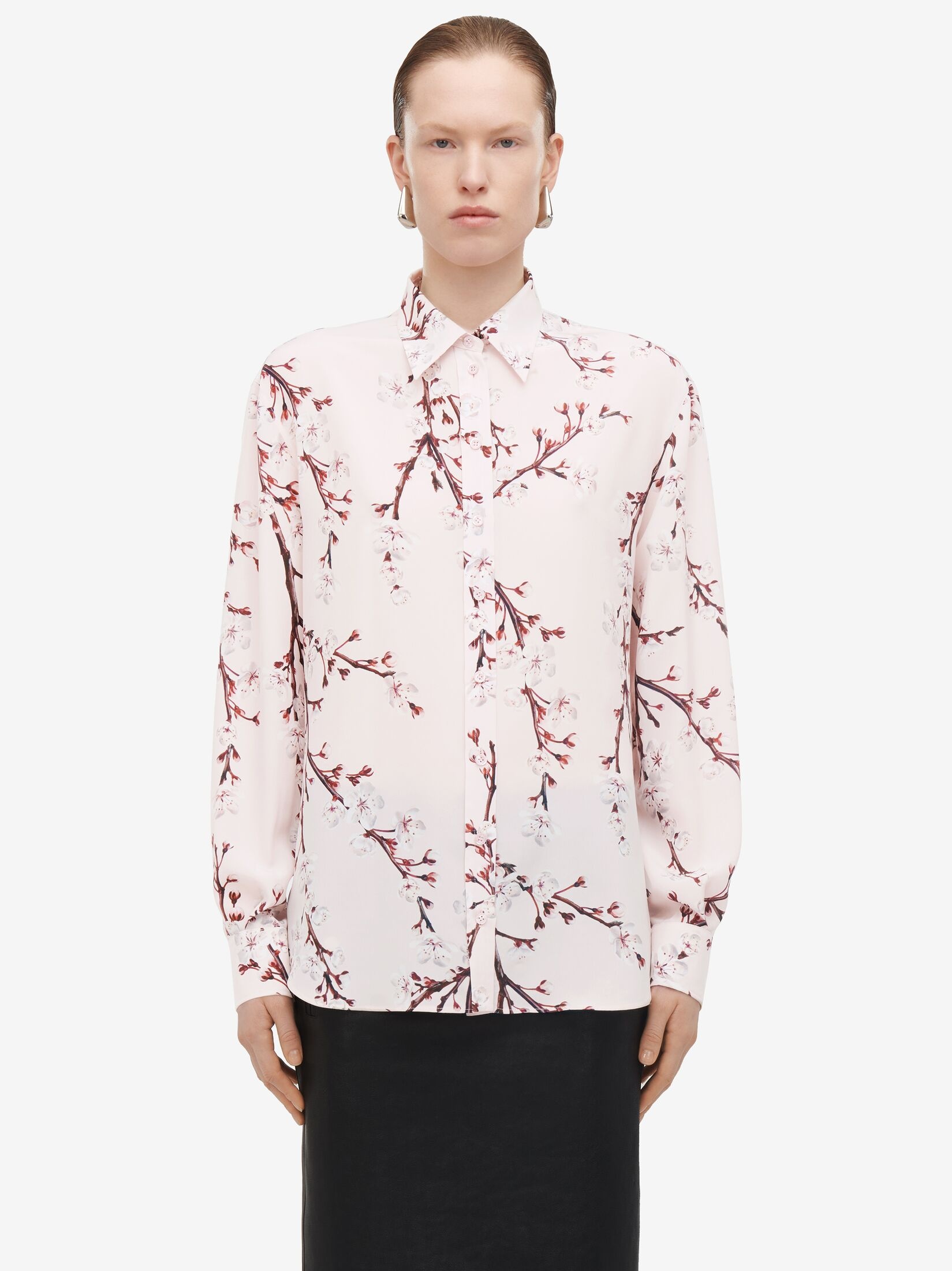 Women's Cherry Blossom Classic Shirt in Pink - 5