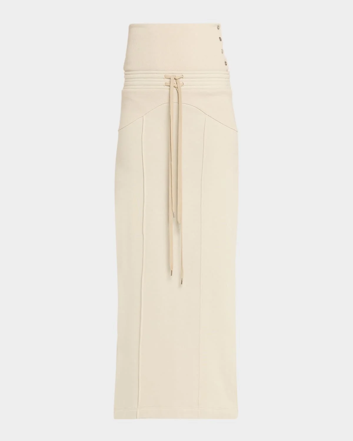 Pinstripe Short-Sleeve Dress - 1