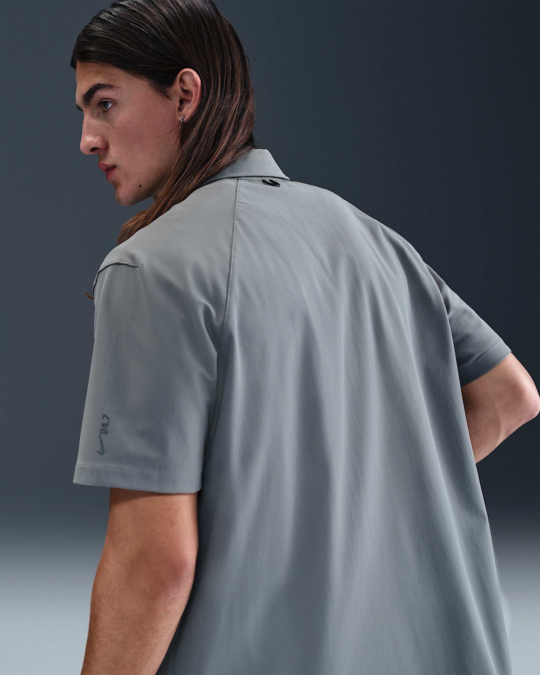 Nike 24.7 PerfectStretch Men's Dri-FIT Short-Sleeve Snap-Down Top - 2