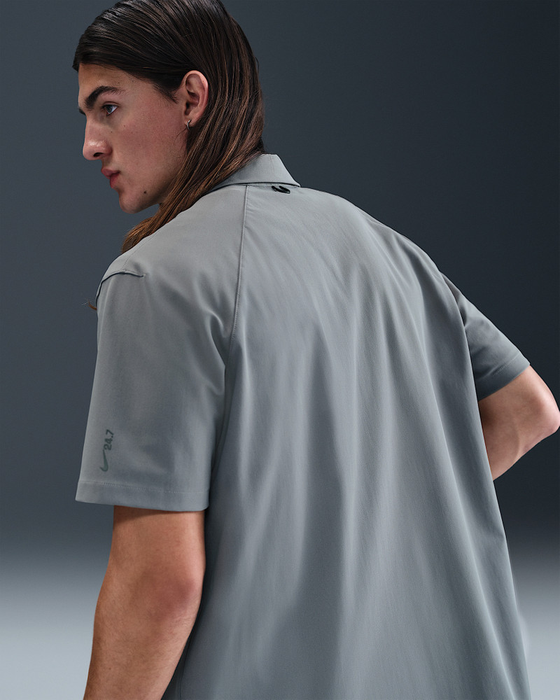 Nike Nike 24.7 PerfectStretch Men's Dri-FIT Short-Sleeve Snap-Down Top outlook