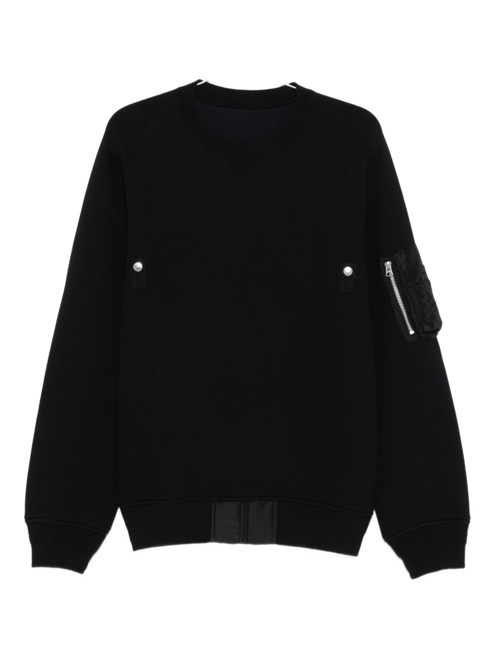 Sacai Men Cotton Crew Neck Sweater - 6