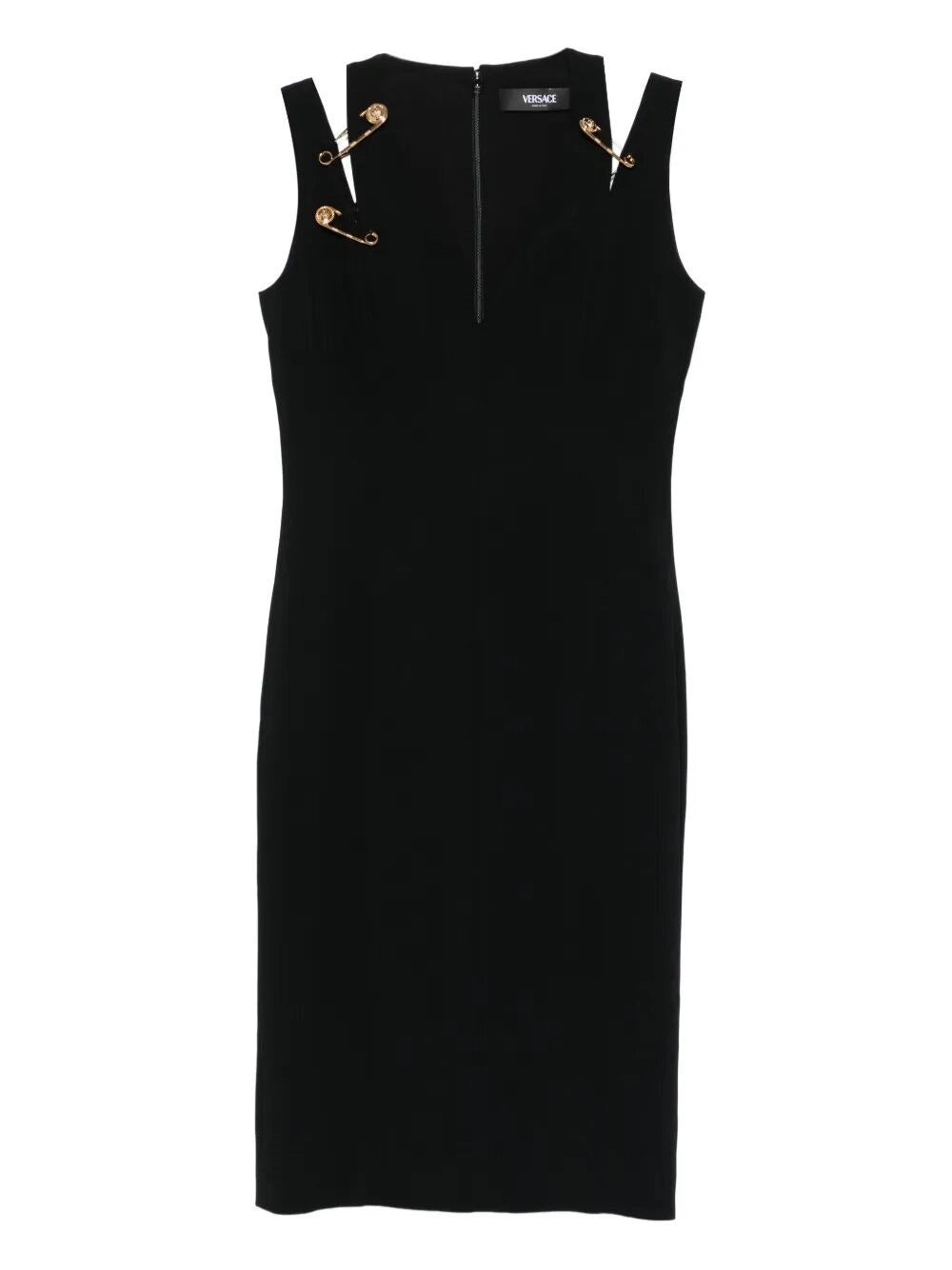 Versace Women Cocktail Dress `Responsible` Techno Cady Stretch - 1