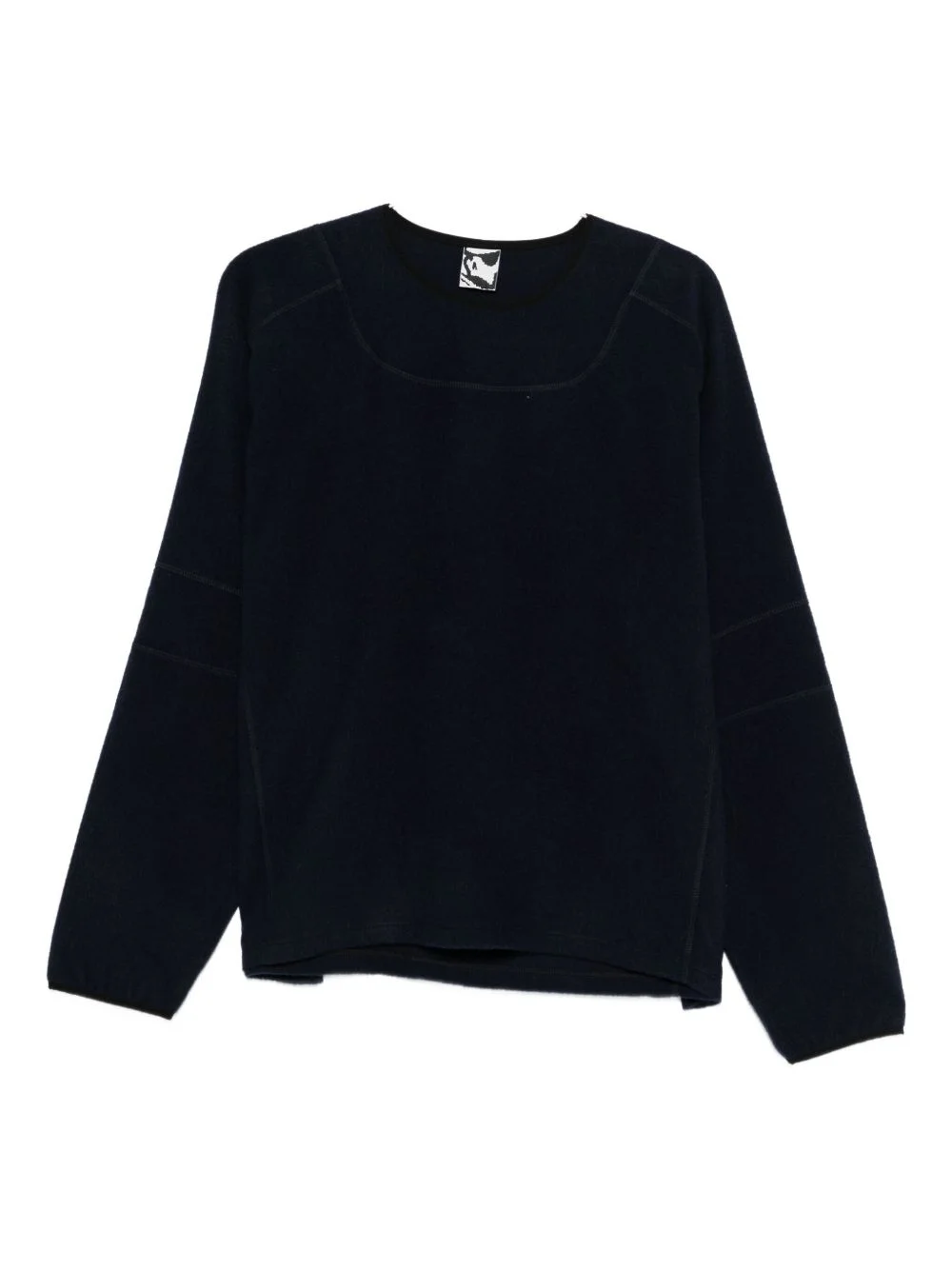 panelled sweatshirt - 1