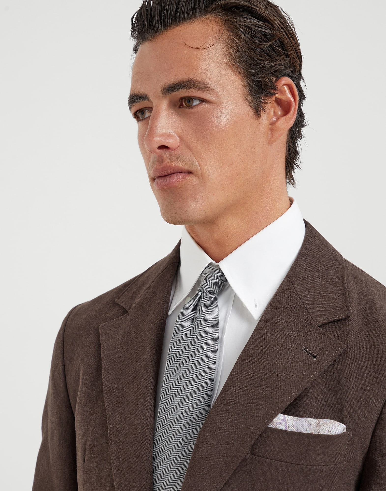 Silk chevron tie - 3