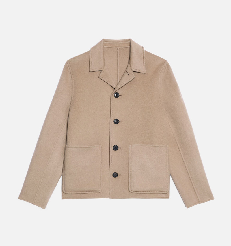 AMI Paris Double Face Short Coat outlook