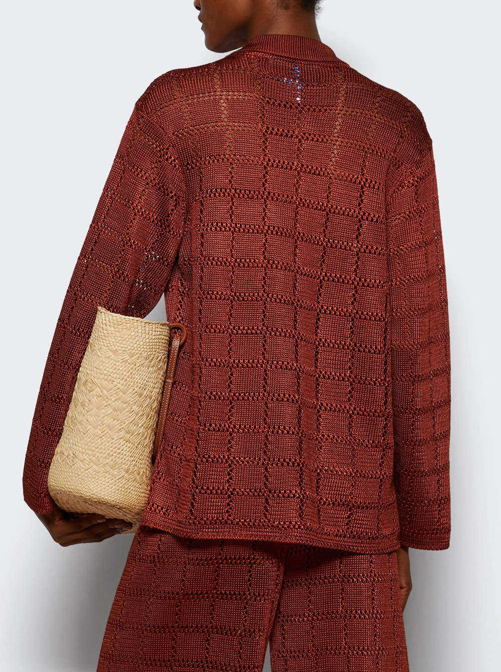 Long Sleeve Patchwork Shirt Clay - 4