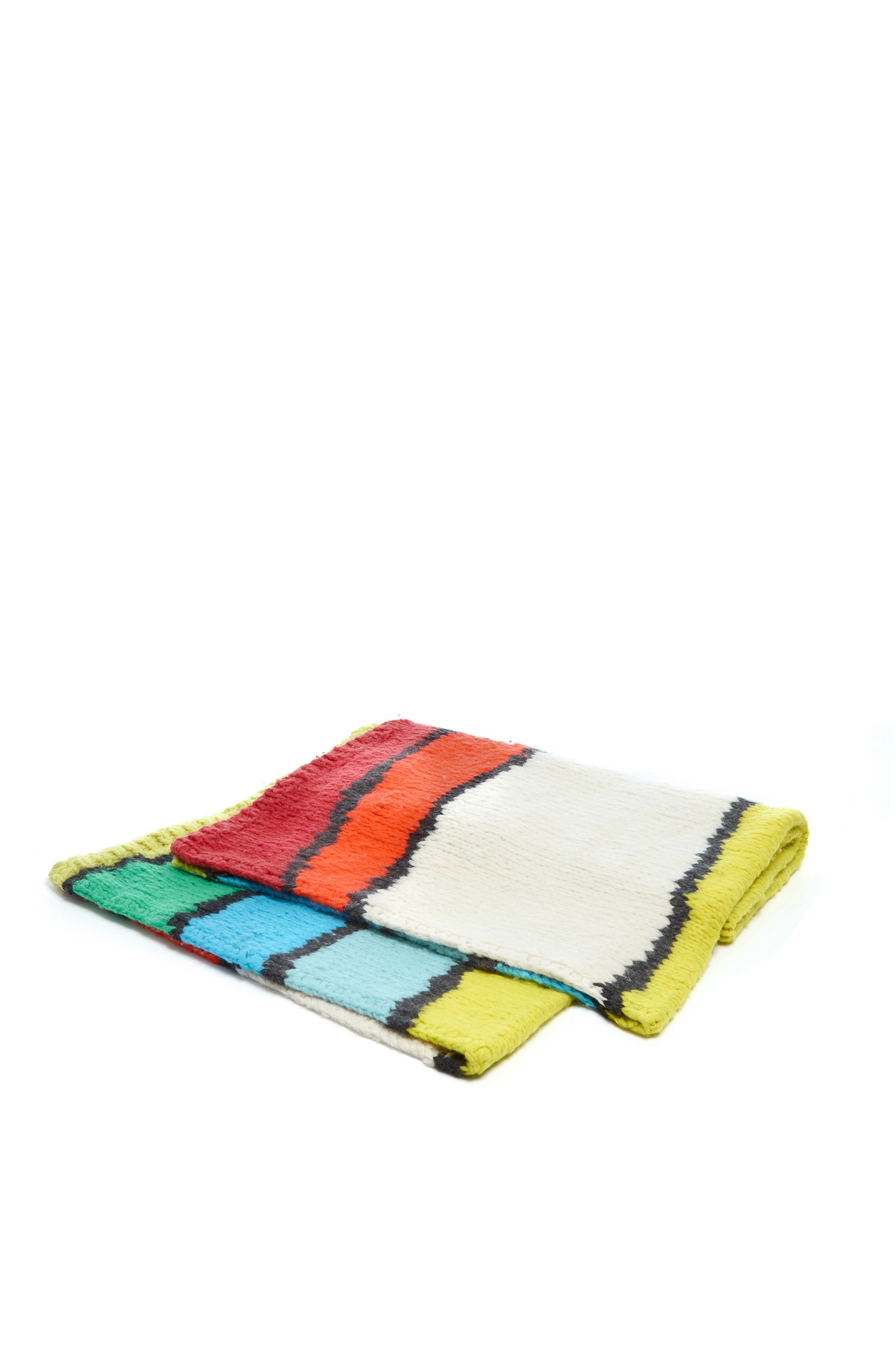 Newbury Knit Blanket in Multi Welfat Cashmere - 4