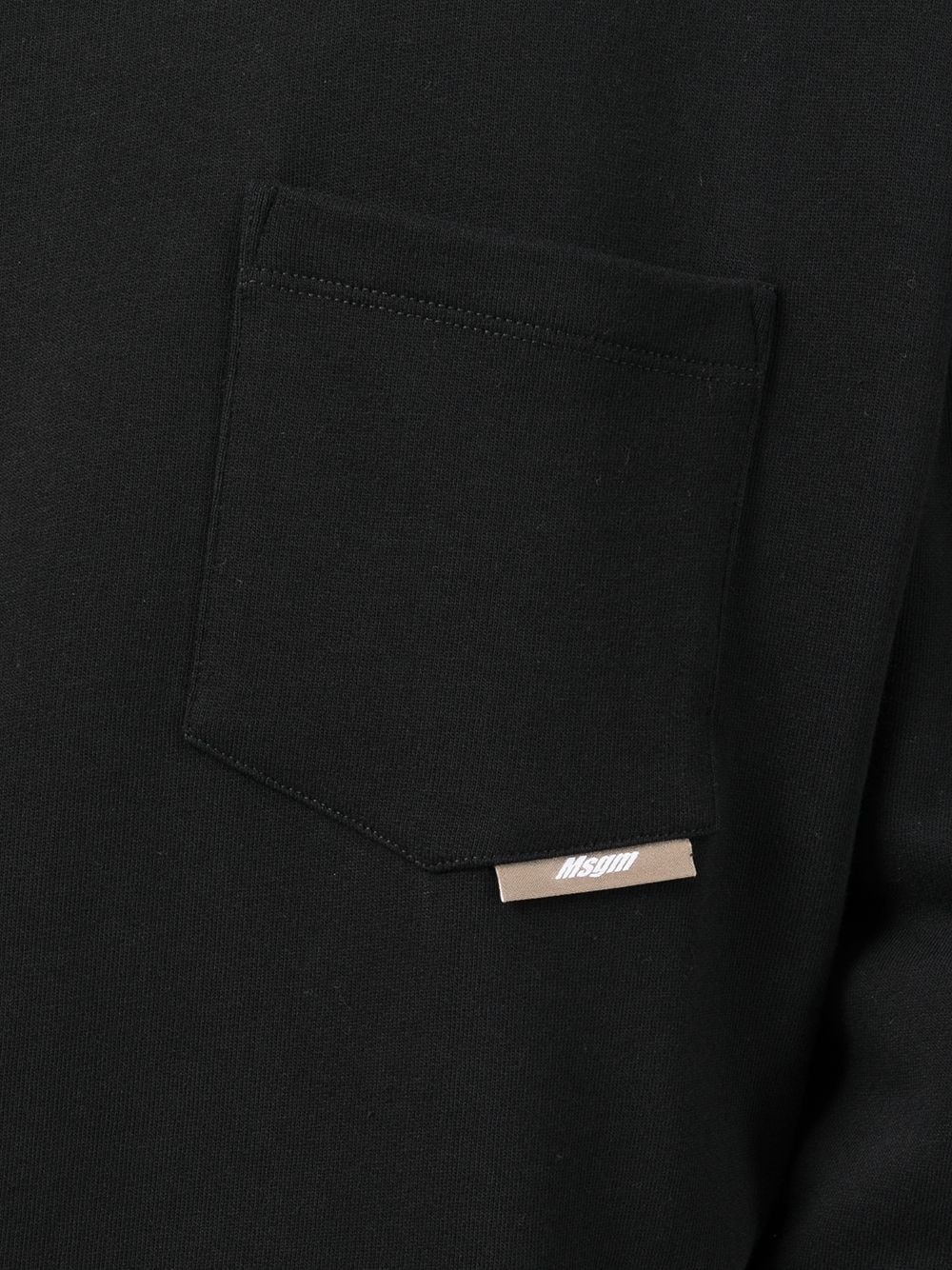 patch pocket sweatshirt - 5