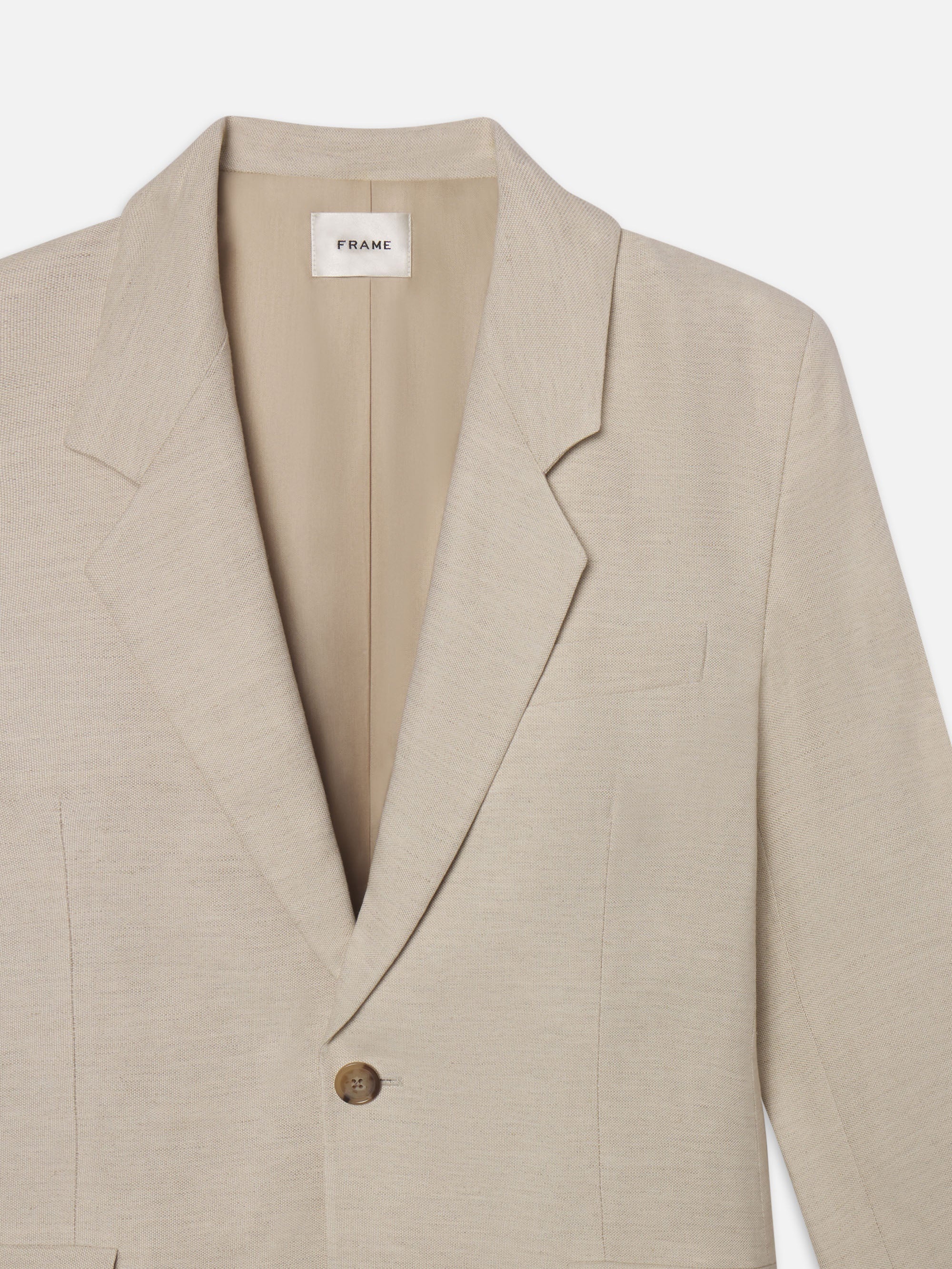 The Grandfather Blazer in Flax - 2