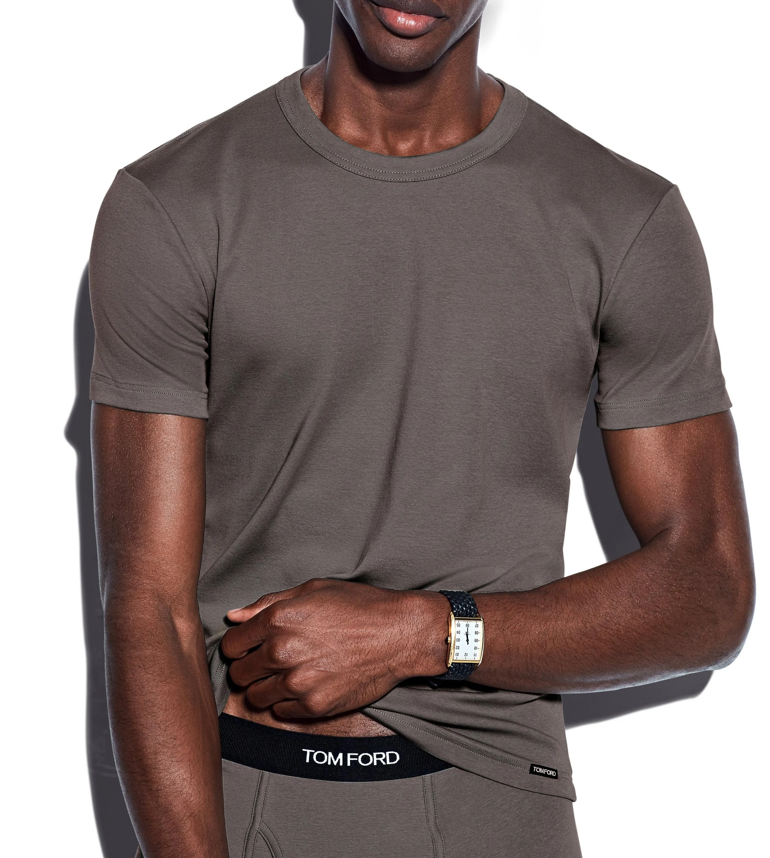 COTTON CREWNECK T-SHIRT - 1
