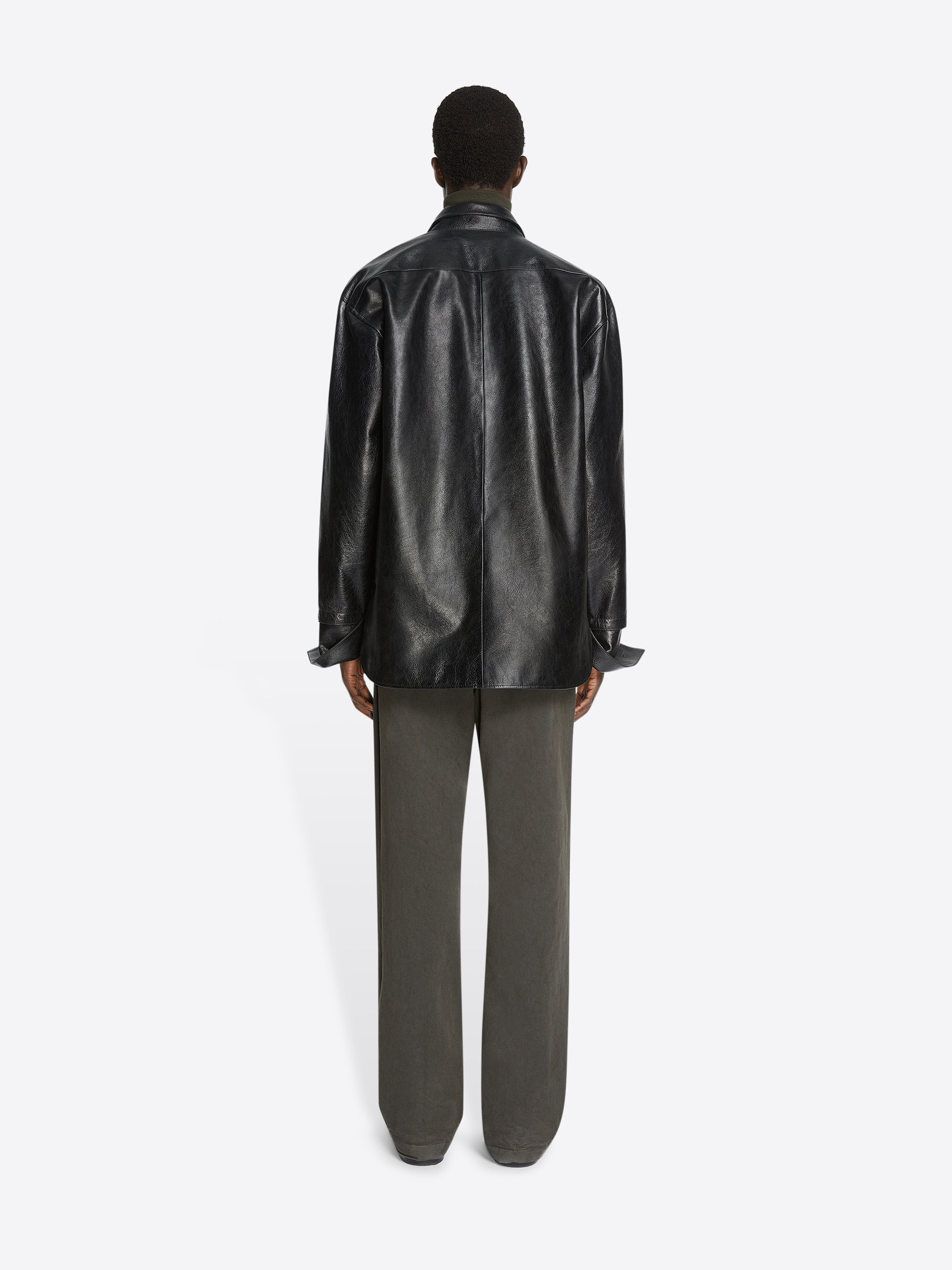 ADJUSTABLE LEATHER SHIRT - 4