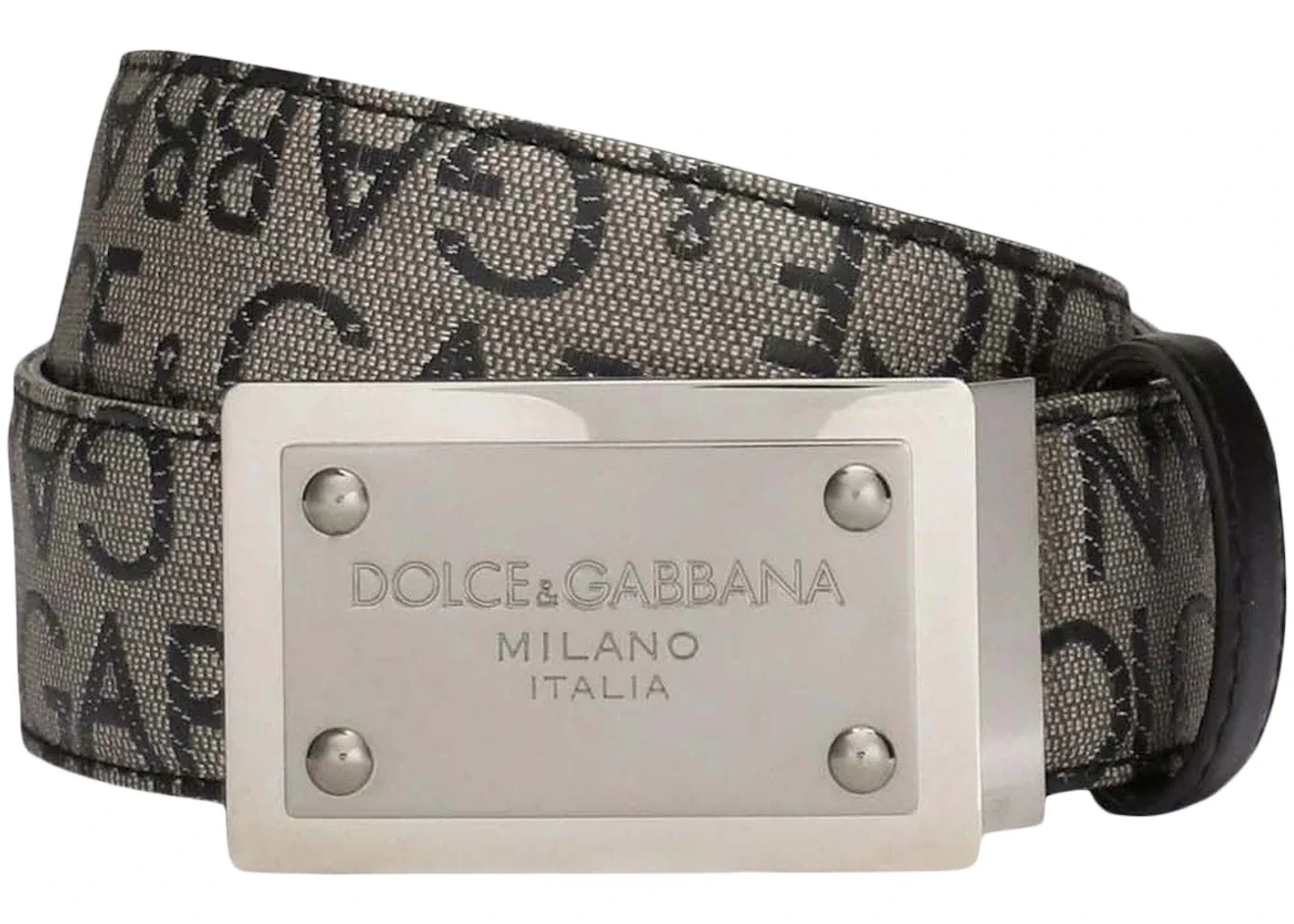 Dolce & Gabbana Reversible Over Logo Belt Brown - 1