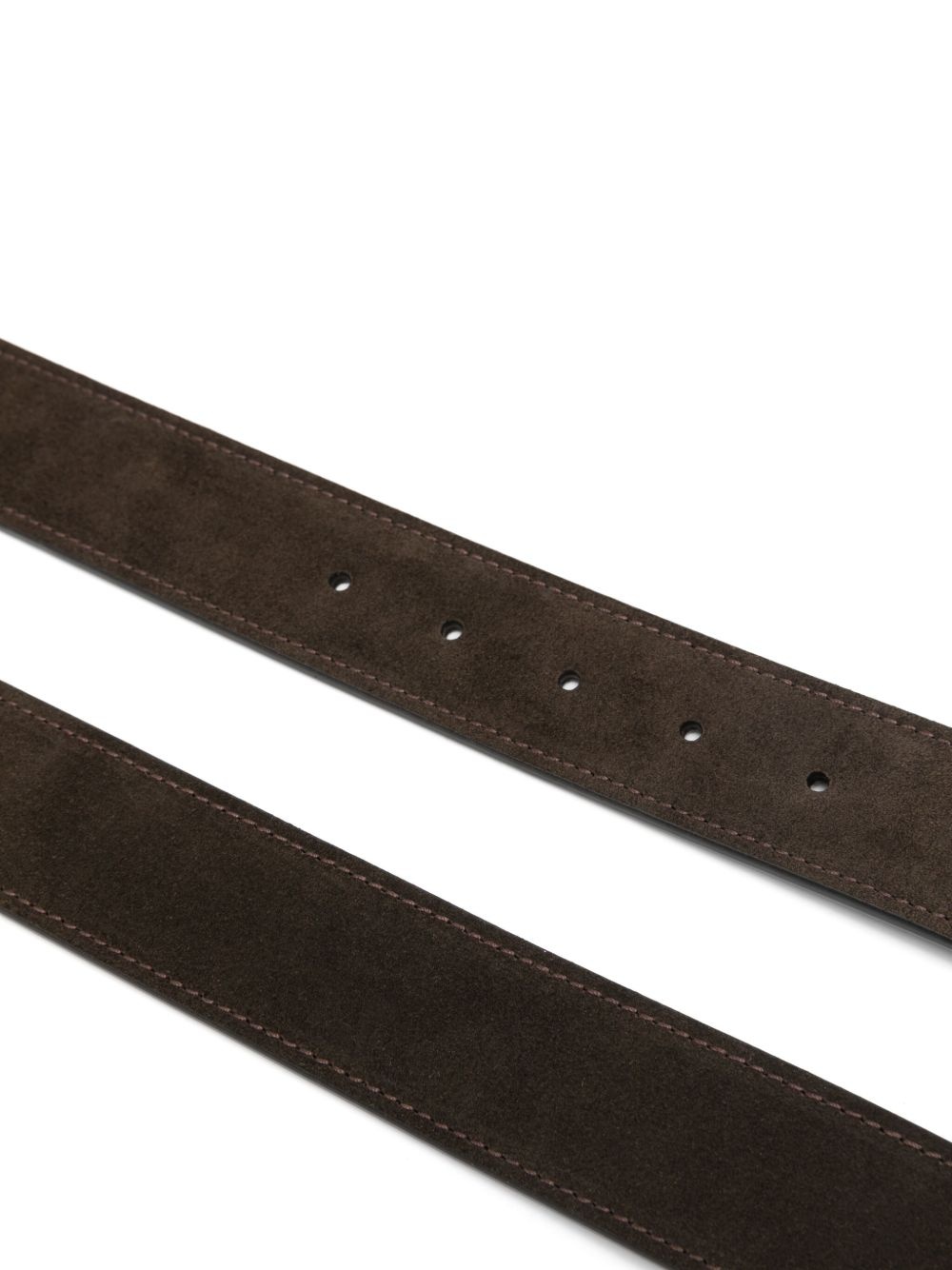 swirl suede belt - 2