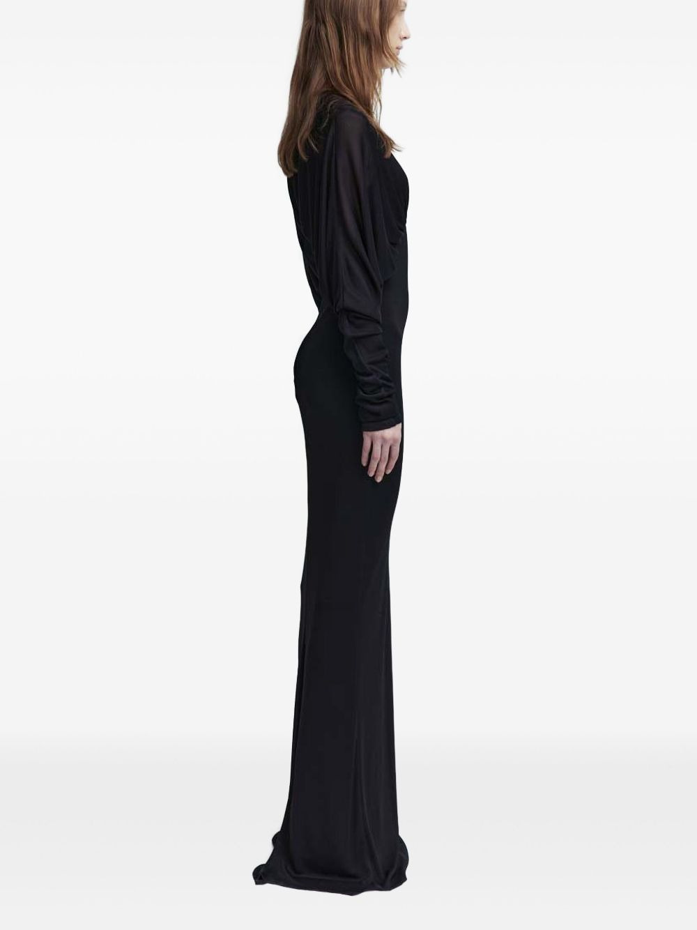 ruched-detailing dress - 3