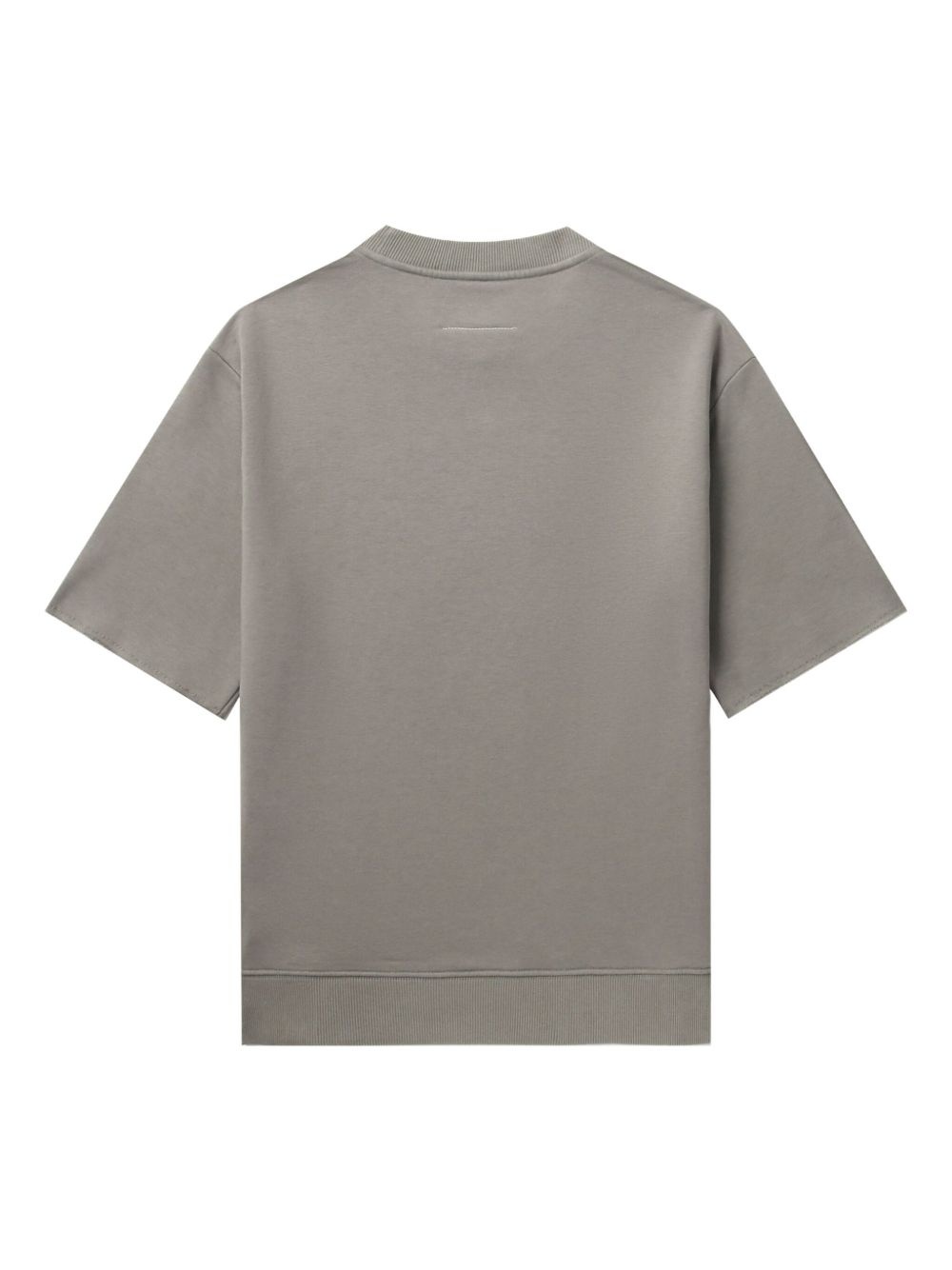 raw-edge short-sleeve top - 6