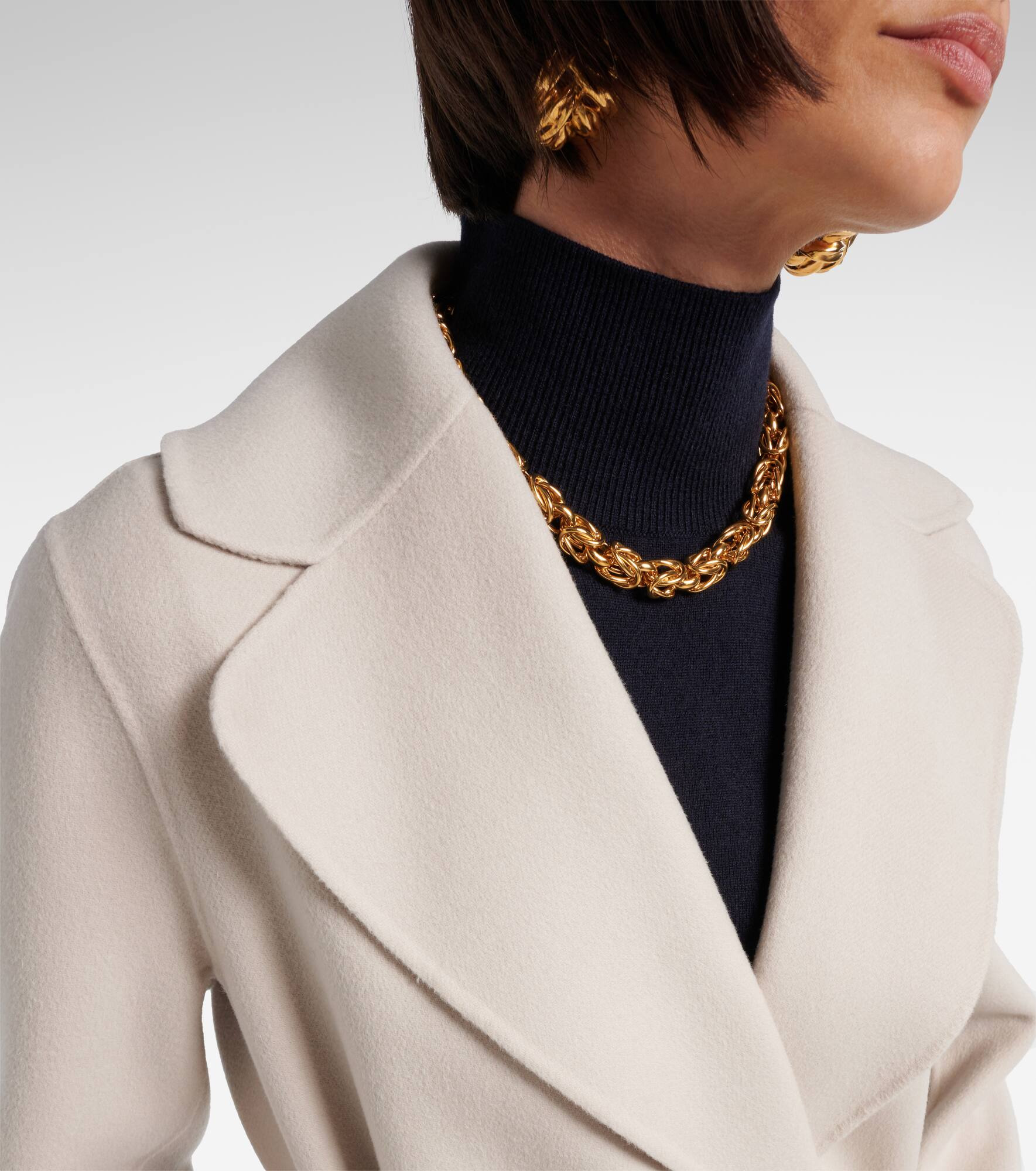 Poldo wool wrap coat - 4