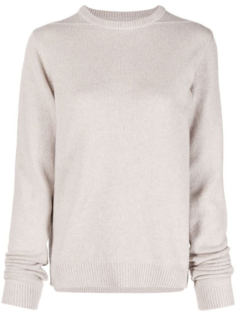 long-sleeve knitted jumper - 1