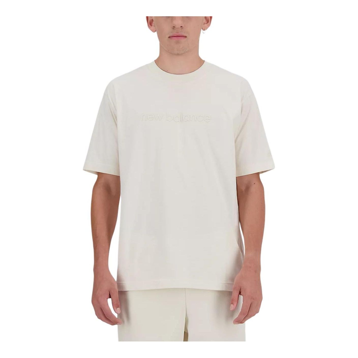 New Balance Wordmark Logo T-Shirt 'Linen' MT41559-LIN - 1