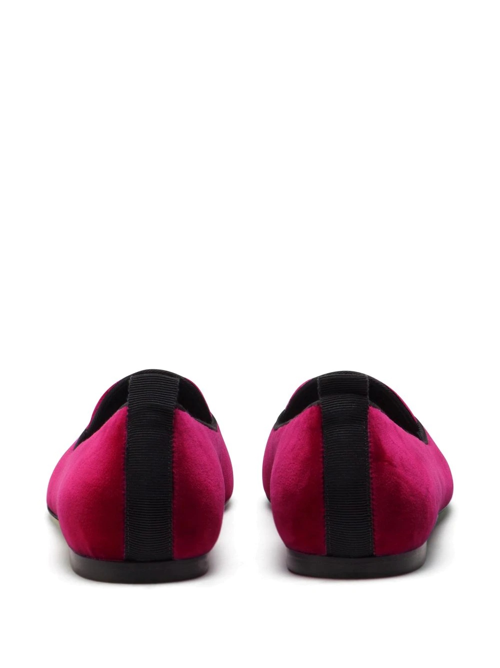 heart logo plaque slippers - 3