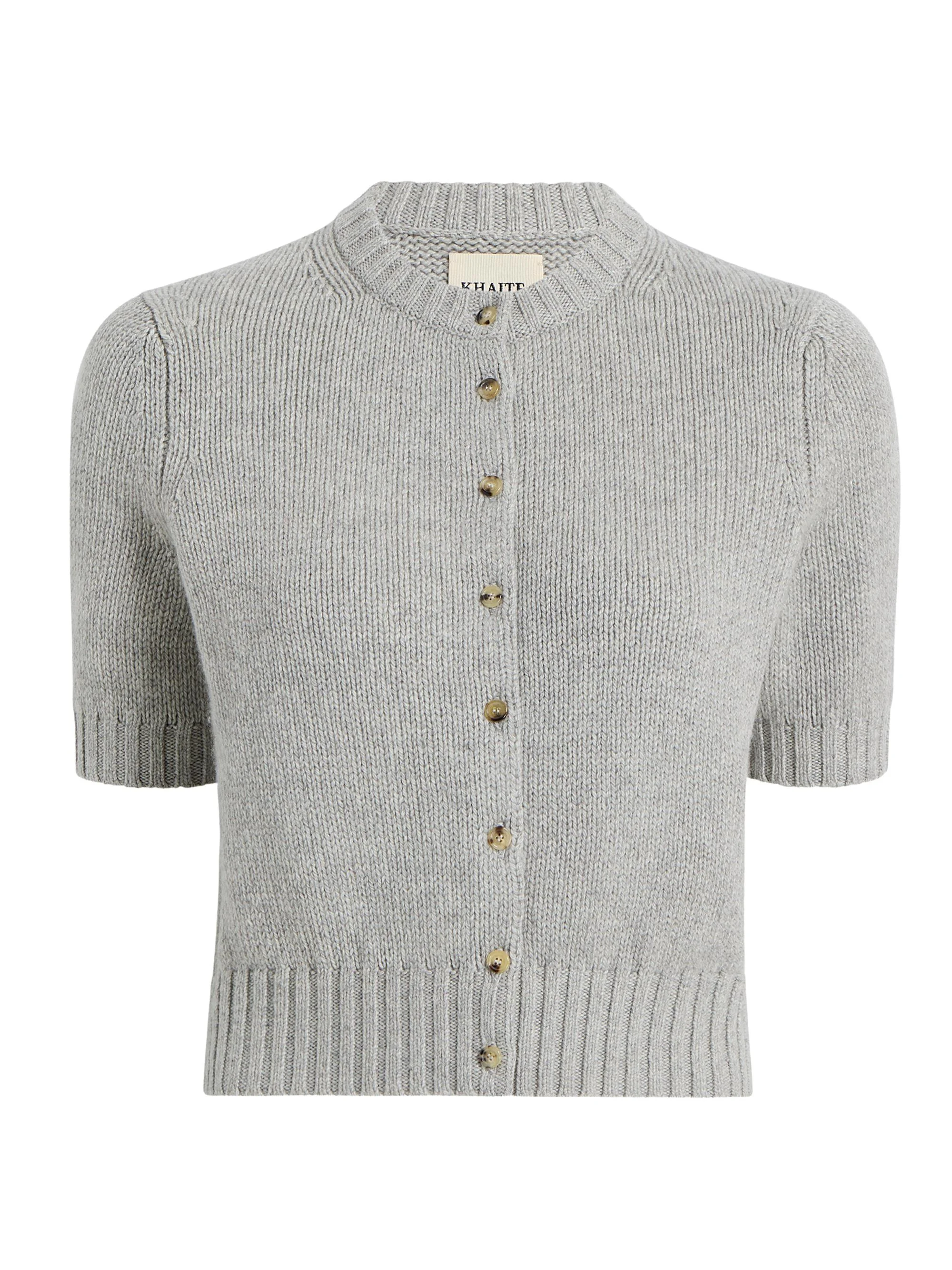 Women's Nora Cashmere-Blend Cardigan - Heather Grey - 1