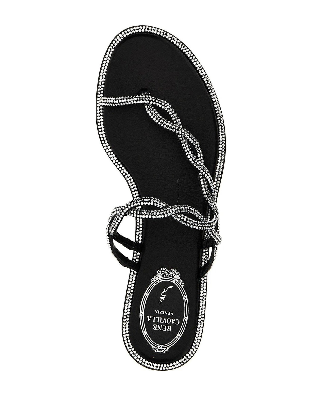 Embellished Slip-on Sandals - 4