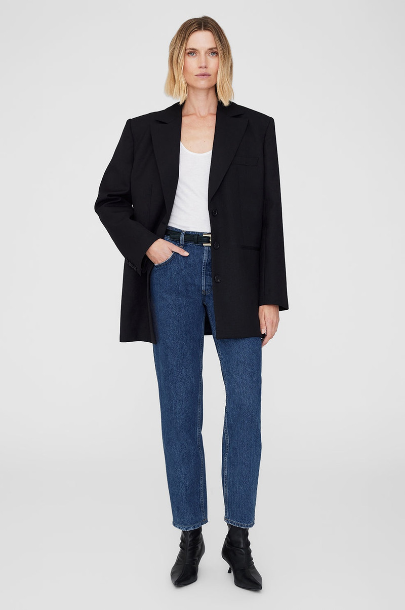 ANINE BING Declan Blazer - Black outlook