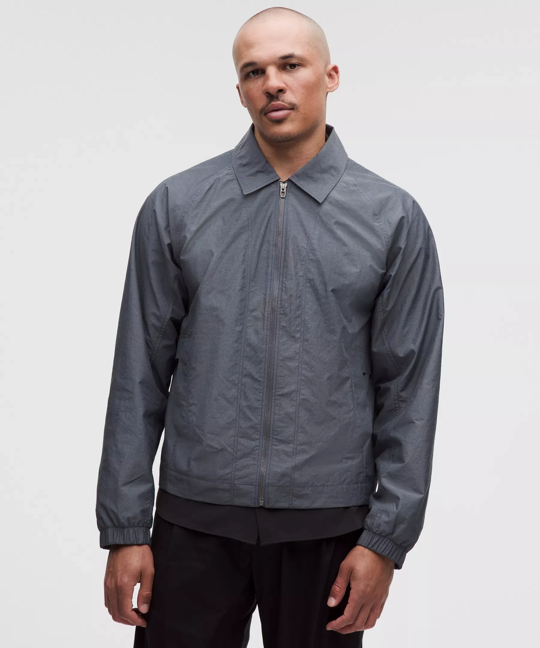 Cotton-Blend Collared Jacket - 1