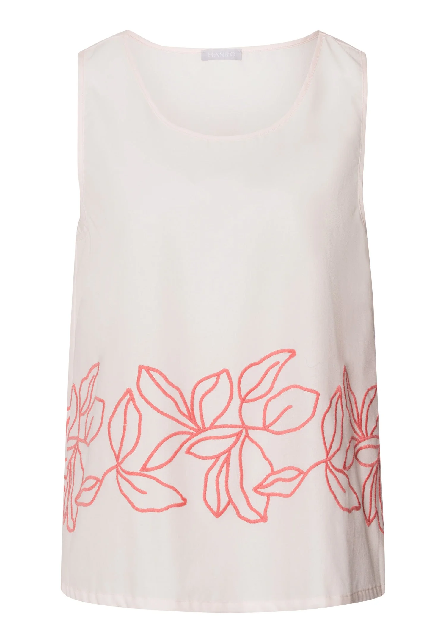 Liz Embroidered Cotton Tank Top - 1