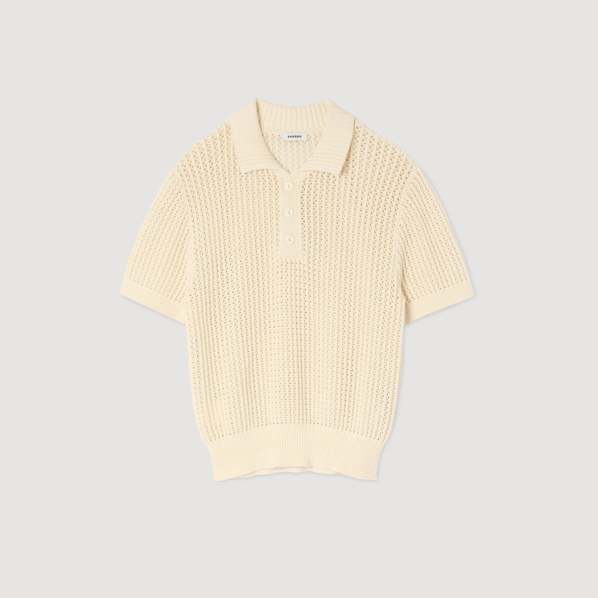 COTTON POLO SHIRT WITH POLO COLLAR - 6