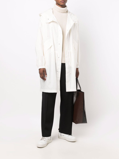 Jil Sander elasticated-waist straight-leg trousers outlook