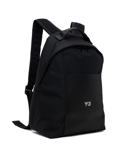Y-3 Black Lux Gym Backpack outlook