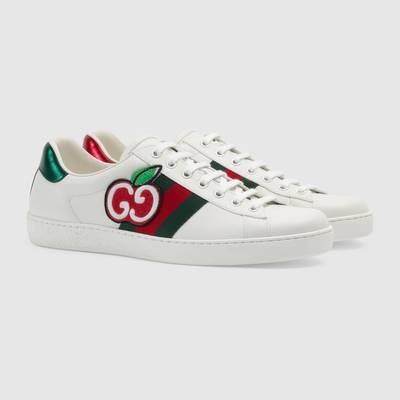 GUCCI Men's Ace sneaker with GG apple outlook