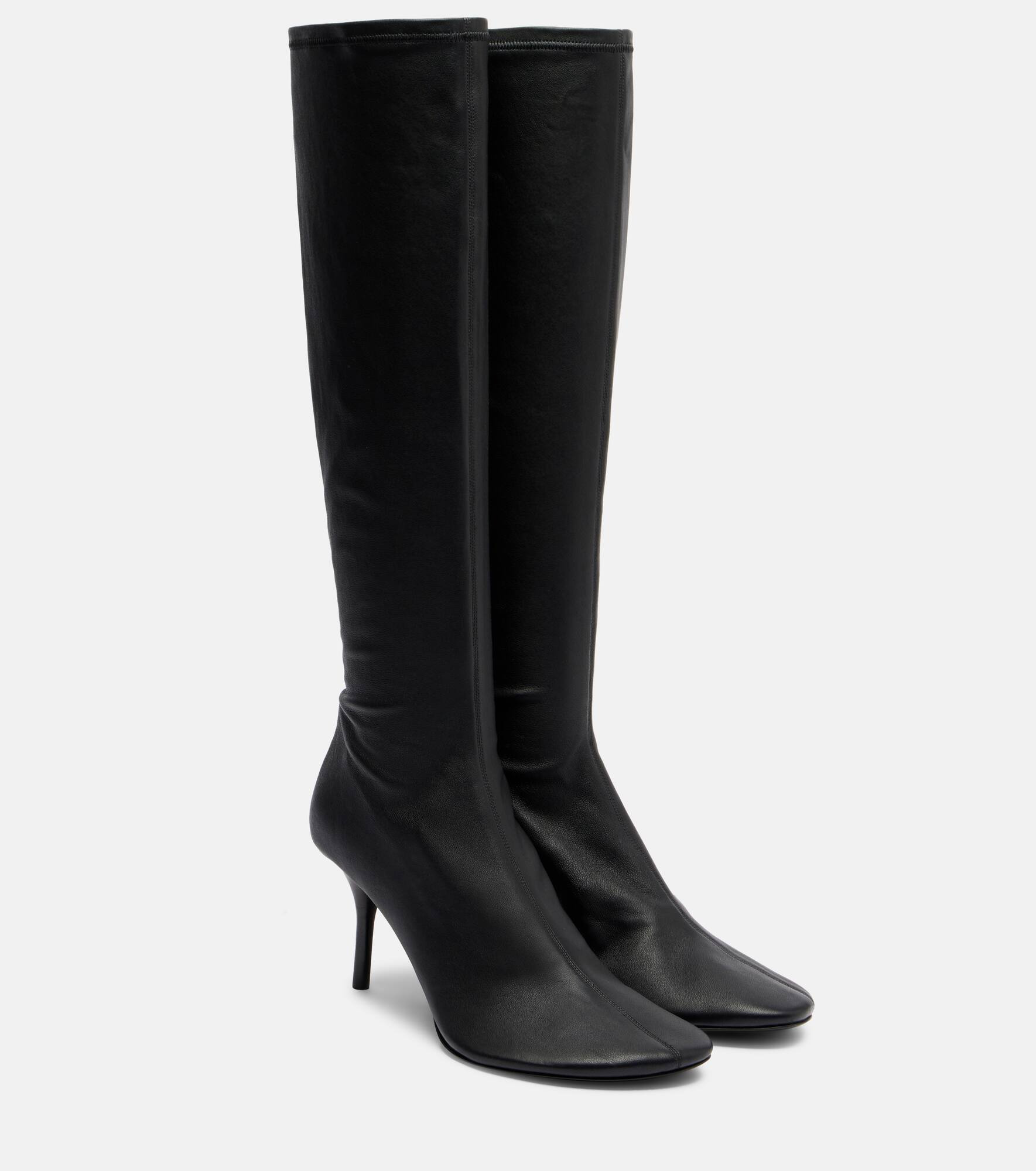 75 leather knee-high boots - 2