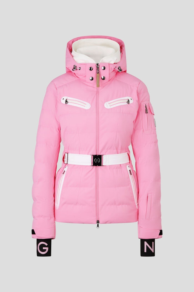 Ellya Ski jacket in Pink/White 1