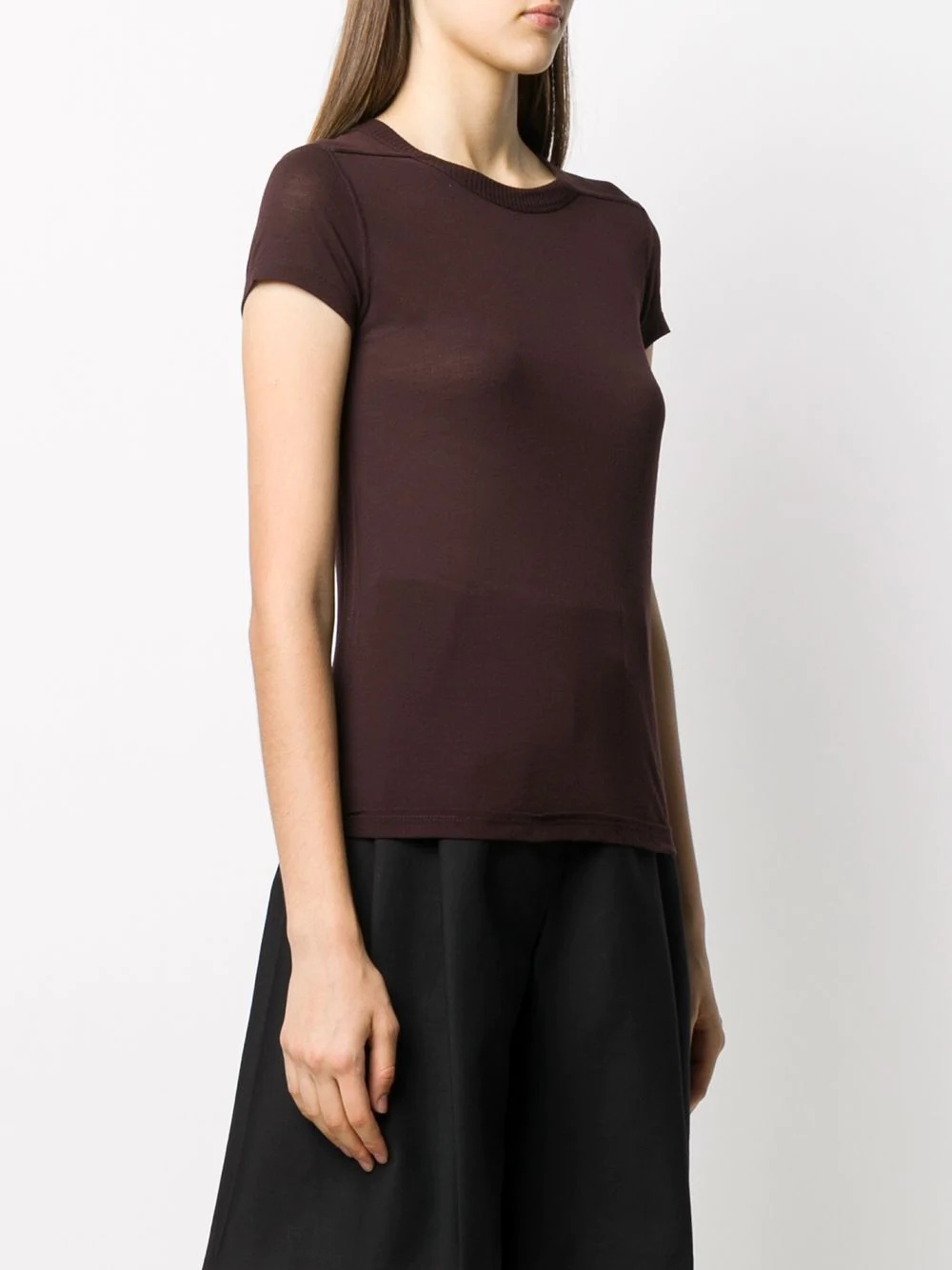 round neck slim fit T-shirt - 3