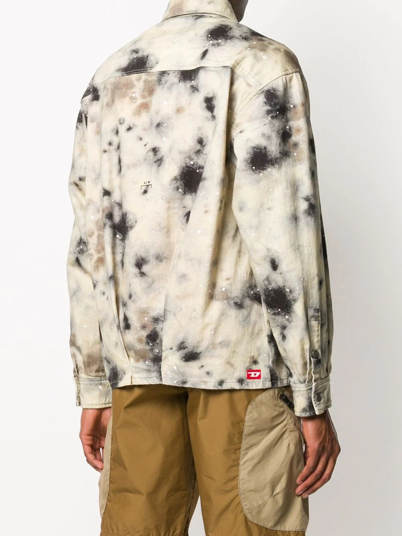 x Diesel Red Tag stain-print lightweight jackets 4