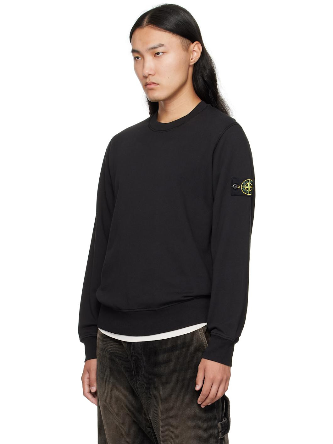 Black 6100060 Organic Cotton Fleece Sweatshirt - 4