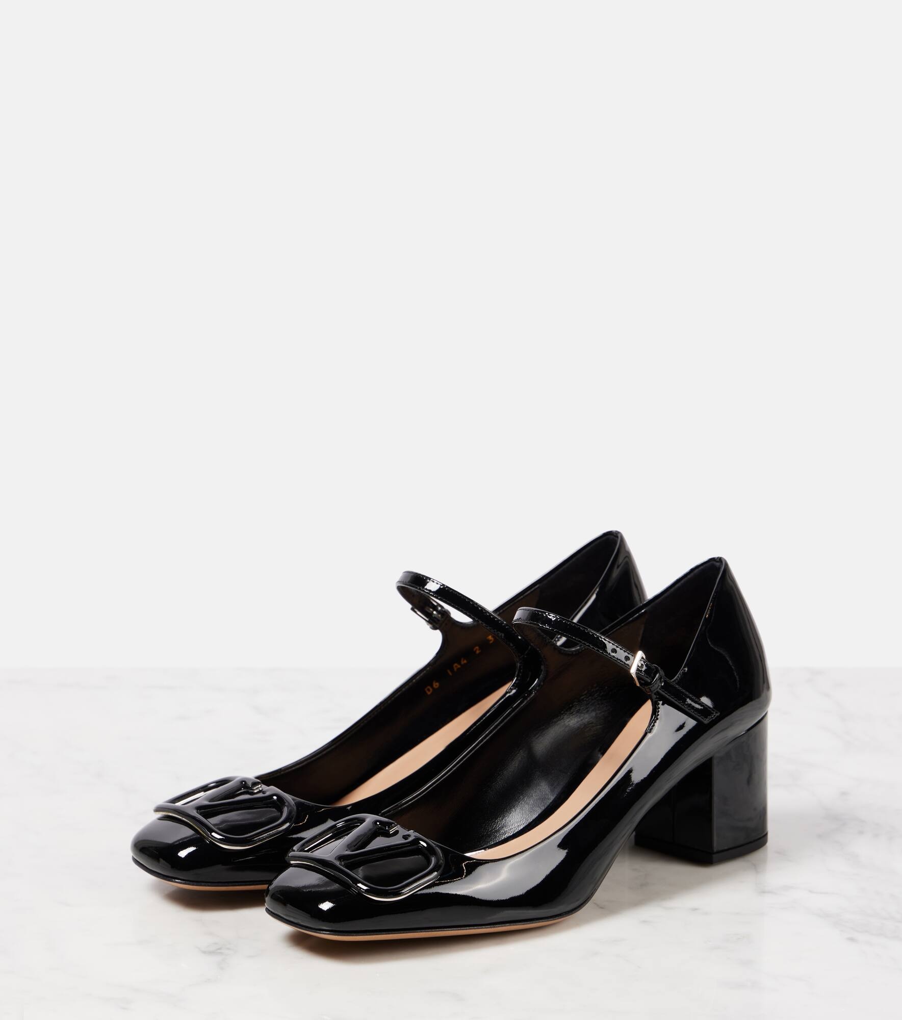 VLogo Signature 60 leather Mary Jane pumps - 4