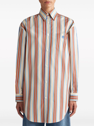 Etro vertical-stripe cotton shirt outlook